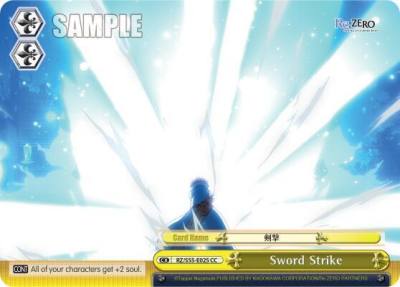 Sword Strike RZ/S55-E025 CC Re:ZERO Vol.2 Card