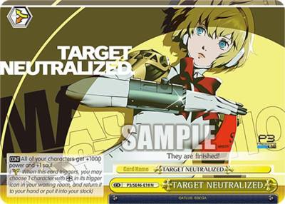 TARGET NEUTRALIZED P3/SE46-E18N Persona 3 Reload Premium Booster Card