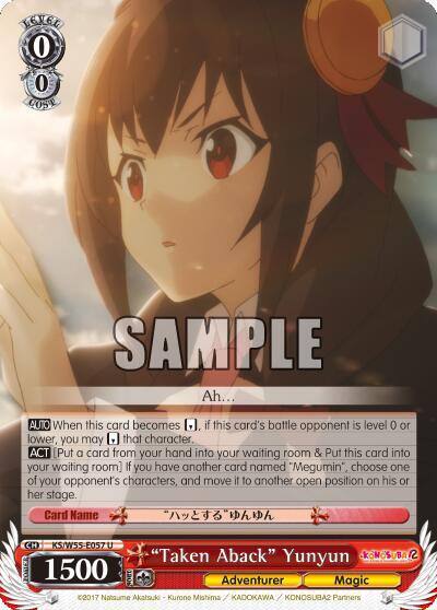 Taken Aback Yunyun KS/W55-E057 U KonoSuba 2 Card