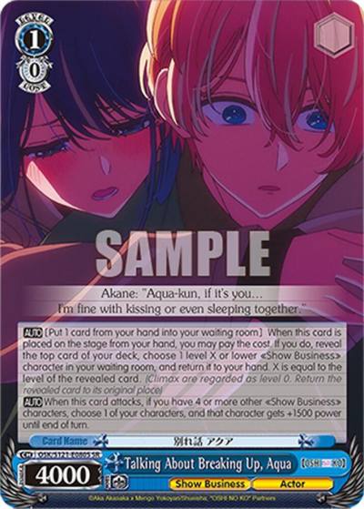 Talking About Breaking Up Aqua SR OSK/S121-E080S SR [OSHI NO KO] Vol.2 Card