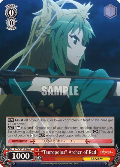 Tauropolos Archer of Red APO/S53-E046 C Fate/Apocrypha Card
