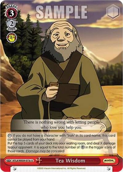 Tea Wisdom c ATLA/WX04-073c U Avatar: The Last Airbender Card