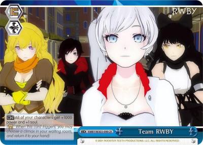 Team RWBY RWBY/WX03-098 CR RWBY Card