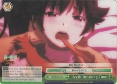 Teeth Brushing Time NM/S24-E042 NISEMONOGATARI Card