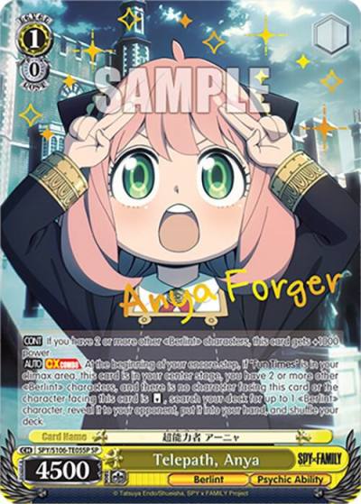 Telepath Anya SP SPY/S106-TE05SP SP SPY x FAMILY Card