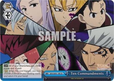 Ten Commandments SDS/SX05-108 CR The Seven Deadly Sins: Revival of The Commandments Card