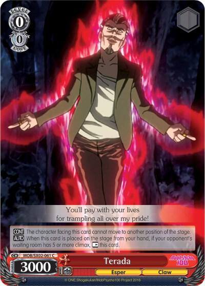 Terada MOB/SX02-061 C Mob Psycho 100 Card