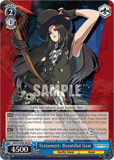 Testament Beautiful Gear GGST/SX06-085 R Guilty Gear -Strive- Card