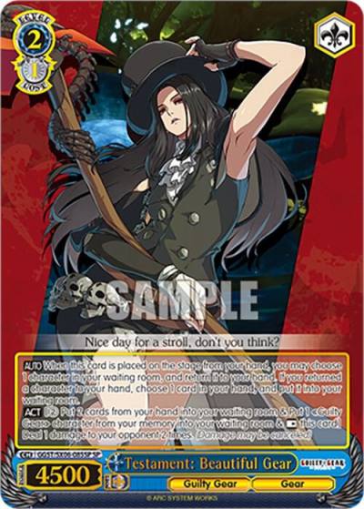 Testament Beautiful Gear SP GGST/SX06-085SP SP Guilty Gear -Strive- Card