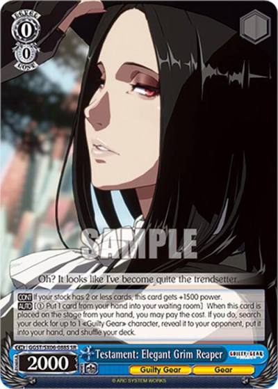 Testament Elegant Grim Reaper SR GGST/SX06-088S SR Guilty Gear -Strive- Card