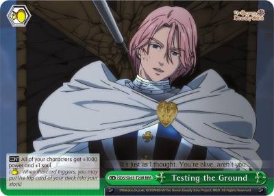Testing the Ground RRR SDS/SX03-T20R RRR The Seven Deadly Sins Card