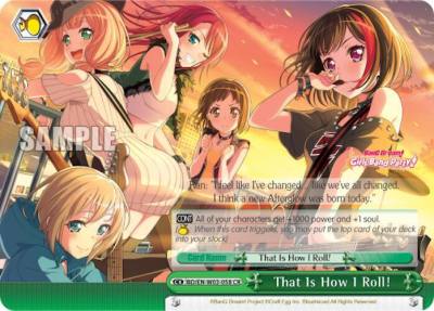 That Is How I Roll BD/EN-W03-058 CR BanG Dream! Girls Band Party! MULTI LIVE Card