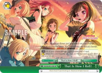 That Is How I Roll SR BD/EN-W03-058S SR BanG Dream! Girls Band Party! MULTI LIVE Card