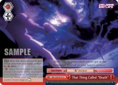 That Thing Called Death NGL/S58-E079 CC No Game No Life Card