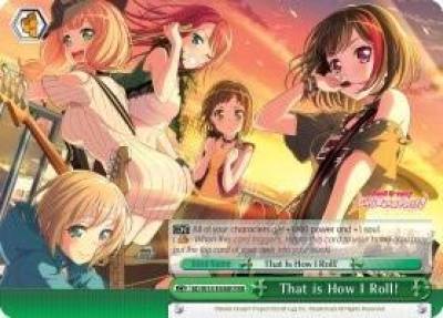 That is How I Roll RRR BD/W54-E048R RRR BanG Dream! Girls Band Party! Card