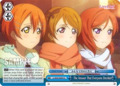The Answer That Everyone Decided LL/W34-E099 CC Love Live! Vol. 2 Card