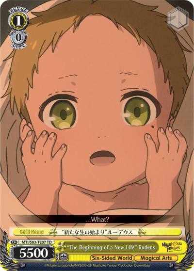 The Beginning of a New Life Rudeus MTI/S83-TE07 TD Mushoku Tensei: Jobless Reincarnation Card