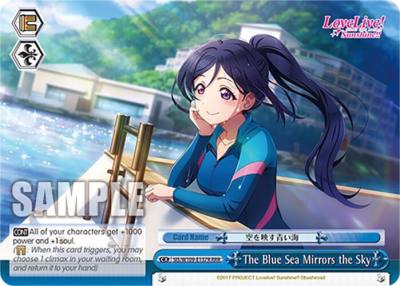 The Blue Sea Mirrors the Sky RRR SIS/W109-E137R RRR Love Live! School idol festival 2 MIRACLE LIVE! Card