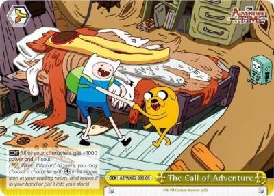 The Call of Adventure AT/WX02-035 CR Adventure Time Card