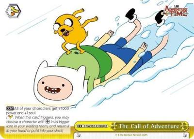 The Call of Adventure RRR AT/WX02-035R RRR Adventure Time Card
