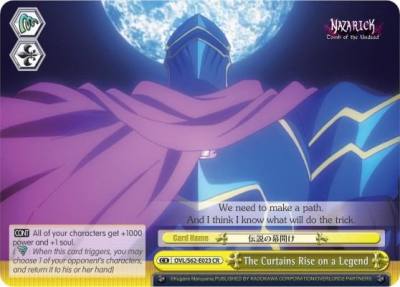 The Curtains Rise on a Legend OVL/S62-E023 CR Nazarick: Tomb of the Undead Card