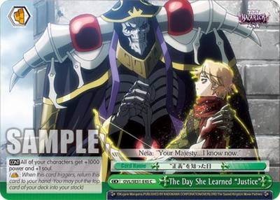 The Day She Learned Justice OVL/SE51-E45 C Nazarick: Tomb of the Undead Vol.3 Extra Booster Card