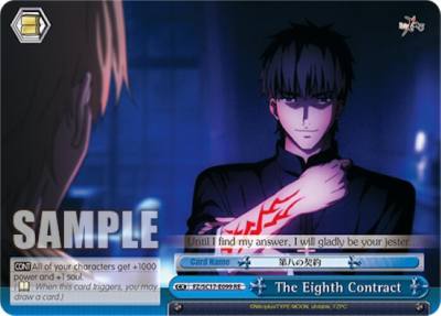 The Eighth Contract FZ/SC17-E099 RE Fate/Zero Chronicle Set Card