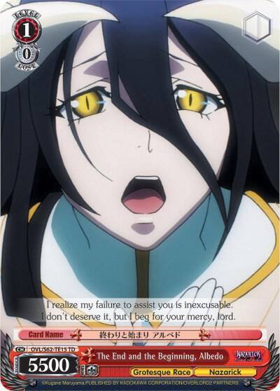 The End and the Beginning Albedo OVL/S62-TE15 TD Nazarick: Tomb of the Undead Card