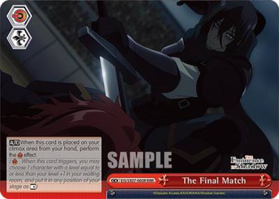 The Final Match RRR EIS/SX07-060R The Eminence in Shadow Card