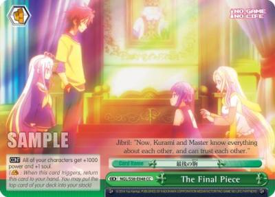 The Final Piece NGL/S58-E048 CC No Game No Life Card