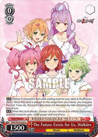 The Future Exists for Us Walkure MDE/SE45E29 N MACROSS Delta Premium Booster Card