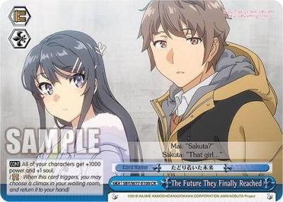 The Future They Finally Reached SBY/W77-E100 CR Rascal Does Not Dream of a Dreaming Girl Card