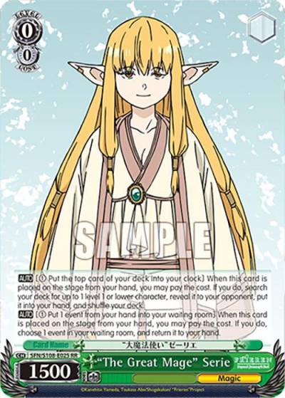 The Great Mage Serie SFN/S108-E025 RR Frieren: Beyond Journey’s End Card