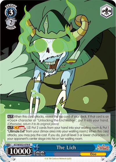 The Lich AT/WX02-078 R Adventure Time Card