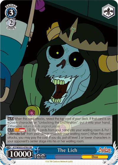 The Lich SR AT/WX02-078S SR Adventure Time Card
