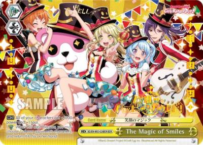 The Magic of Smiles BDR BD/EN-W03-026BDR BDR BanG Dream! Girls Band Party! MULTI LIVE Card