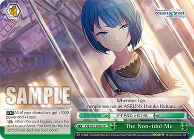 The Non-idol Me PJS/S91-E050 CC HATSUNE MIKU: COLORFUL STAGE! Weiss Schwarz card