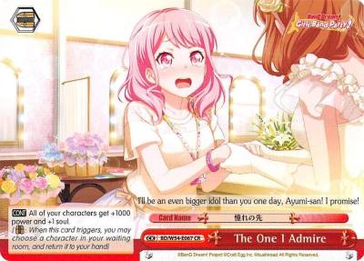 The One I Admire BD/W54-E067 CR BanG Dream! Girls Band Party! Card