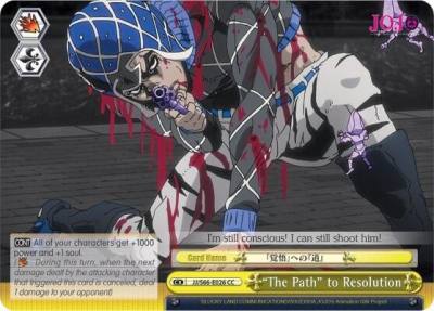 The Path to Resolution JJ/S66-E026 CC JoJo's Bizarre Adventure: Golden Wind Card