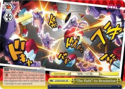 The Path to Resolution JJR Gold Stamp JJ/S66-E026J JJR JoJo's Bizarre Adventure: Golden Wind Card