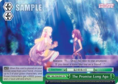 The Promise Long Ago NGL/S58-E047 CR No Game No Life Card