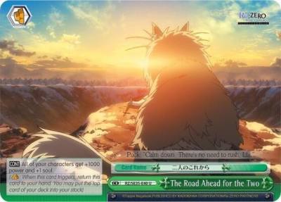 The Road Ahead for the Two RZ/SE35-E40 U Re:ZERO: The Frozen Bond Card