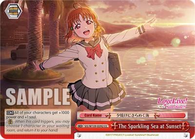 The Sparkling Sea at Sunset SIS/W109-E092 CC Love Live! School idol festival 2 MIRACLE LIVE! Card