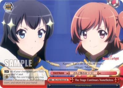 The Stage Continues Nonetheless RSL/S56-E064 CR Revue Starlight Card