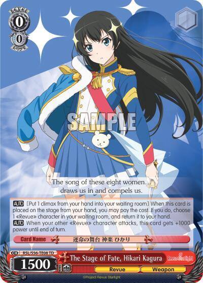The Stage of Fate Hikari Kagura RSL/S56-TE08 TD Revue Starlight Card