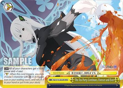 The Tea Party Continues Forever and Ever RRR RZ/S116-E023R Re:ZERO -Starting Life in Another World- Vol.3 Card