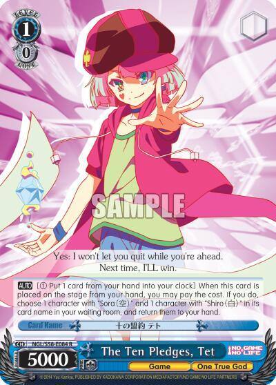 The Ten Pledges Tet NGL/S58-E084 R No Game No Life Card