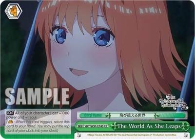 The World As She Leaps 5HY/W90-E046 CR The Quintessential Quintuplets 2 Card