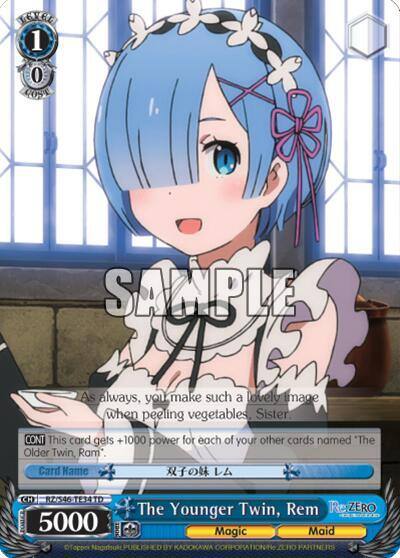 The Younger Twin Rem RZ/S46-TE34 TD Re:ZERO Card