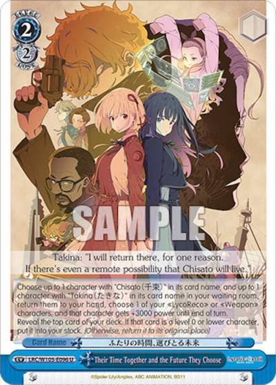 Their Time Together and the Future They Choose LRC/W105-E096 U Lycoris Recoil Card
